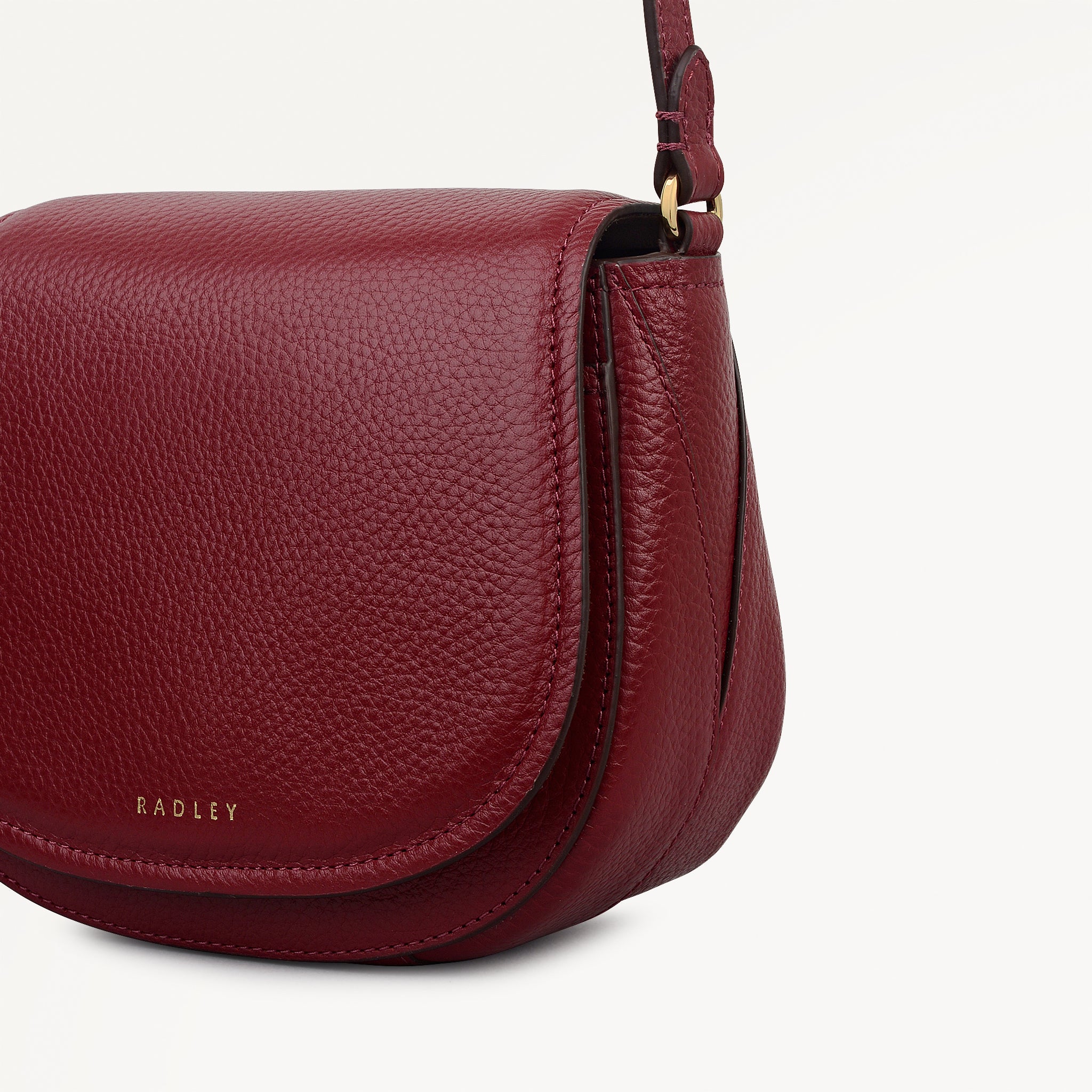 Liverpool Gardens Mini Flapover Cross Body Bag in Carmine - 112750