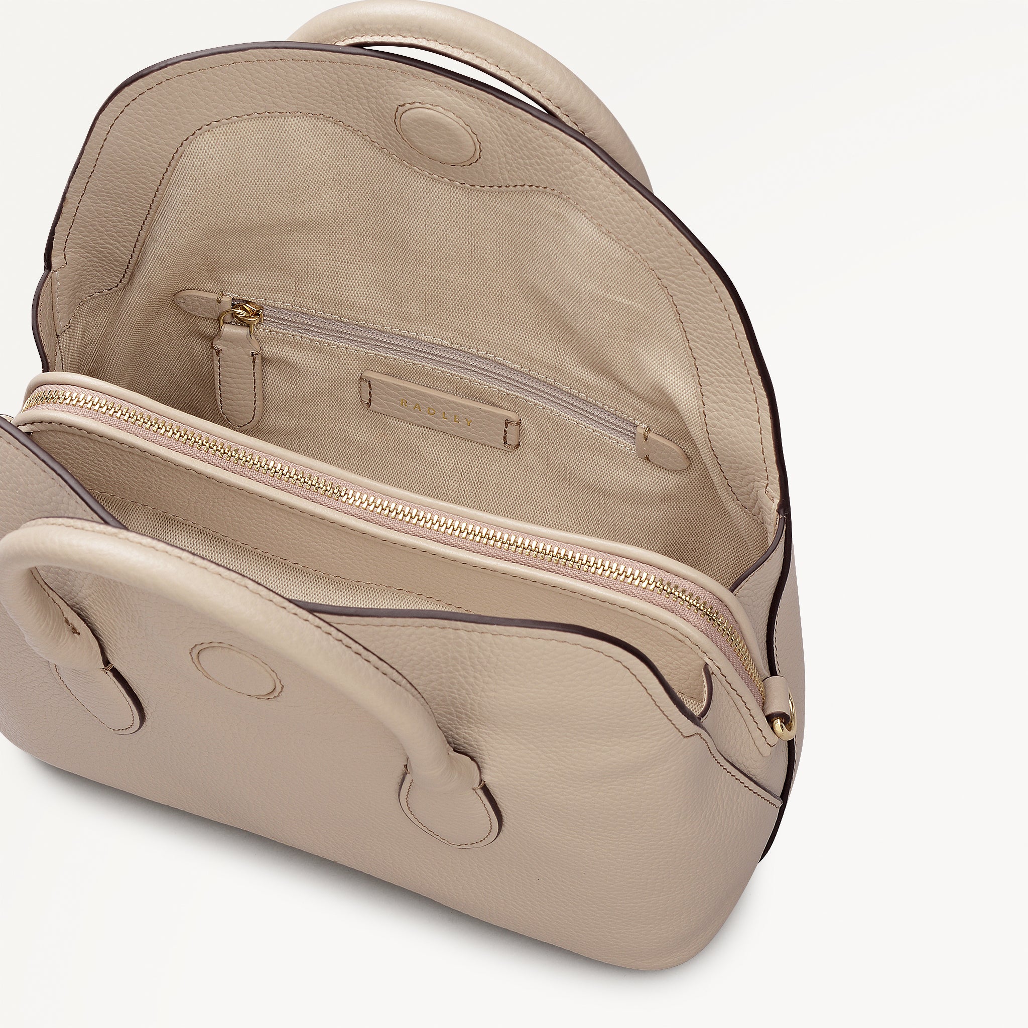 Porcini Small Ziptop Grab Bag | Liverpool Gardens AW25 | Radley London