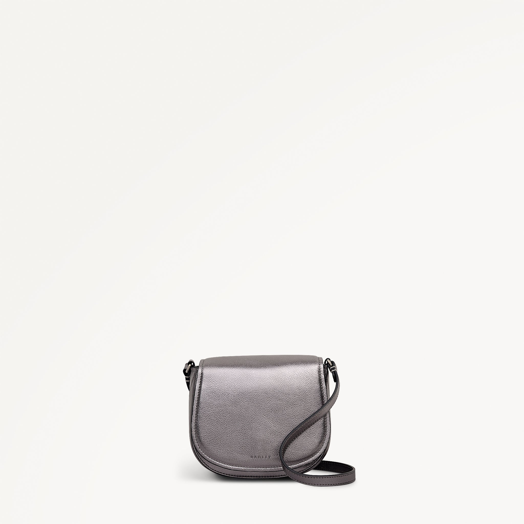 Liverpool Gardens Leather Mini Flapover Cross Body Bag - 112755