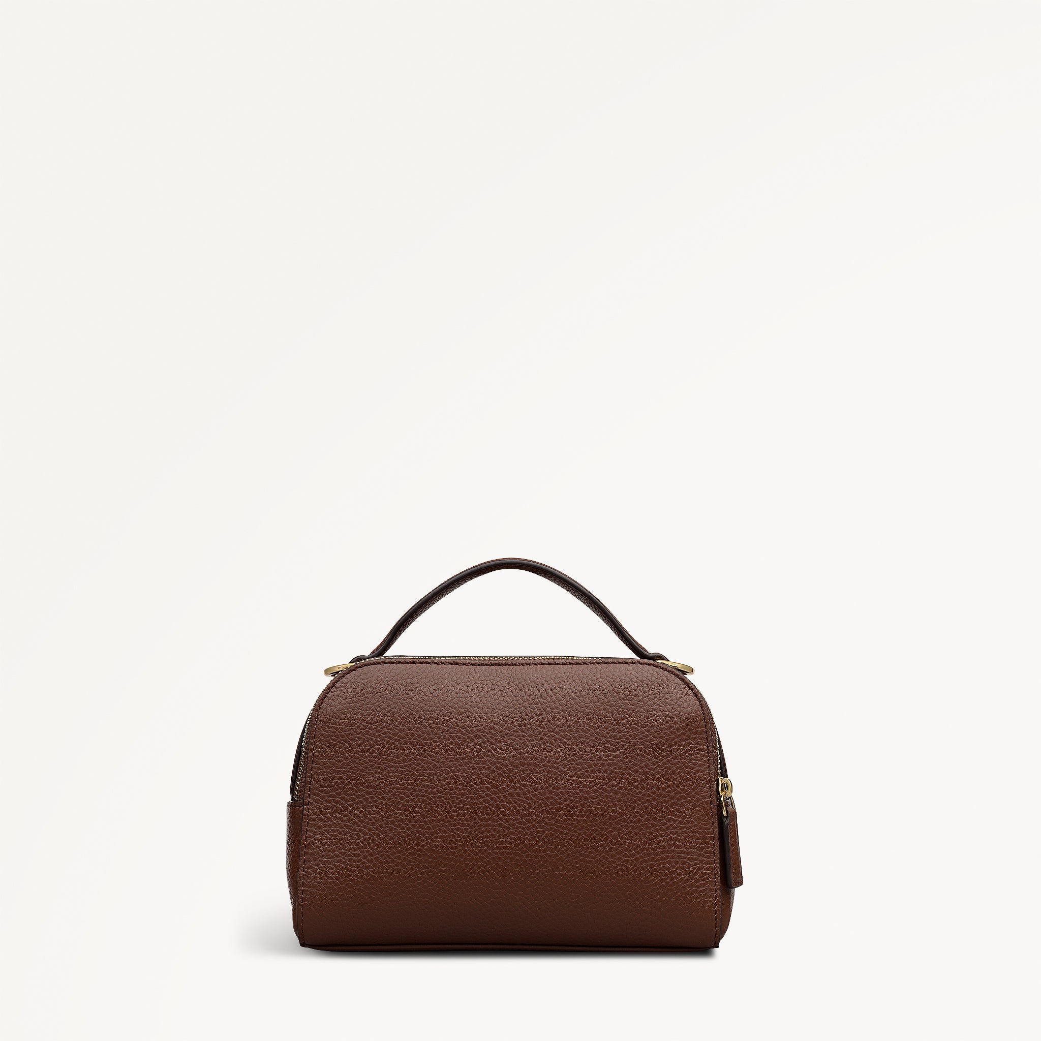 Chocolate Small Ziptop Cross Body Bag | Among The Trees AW25