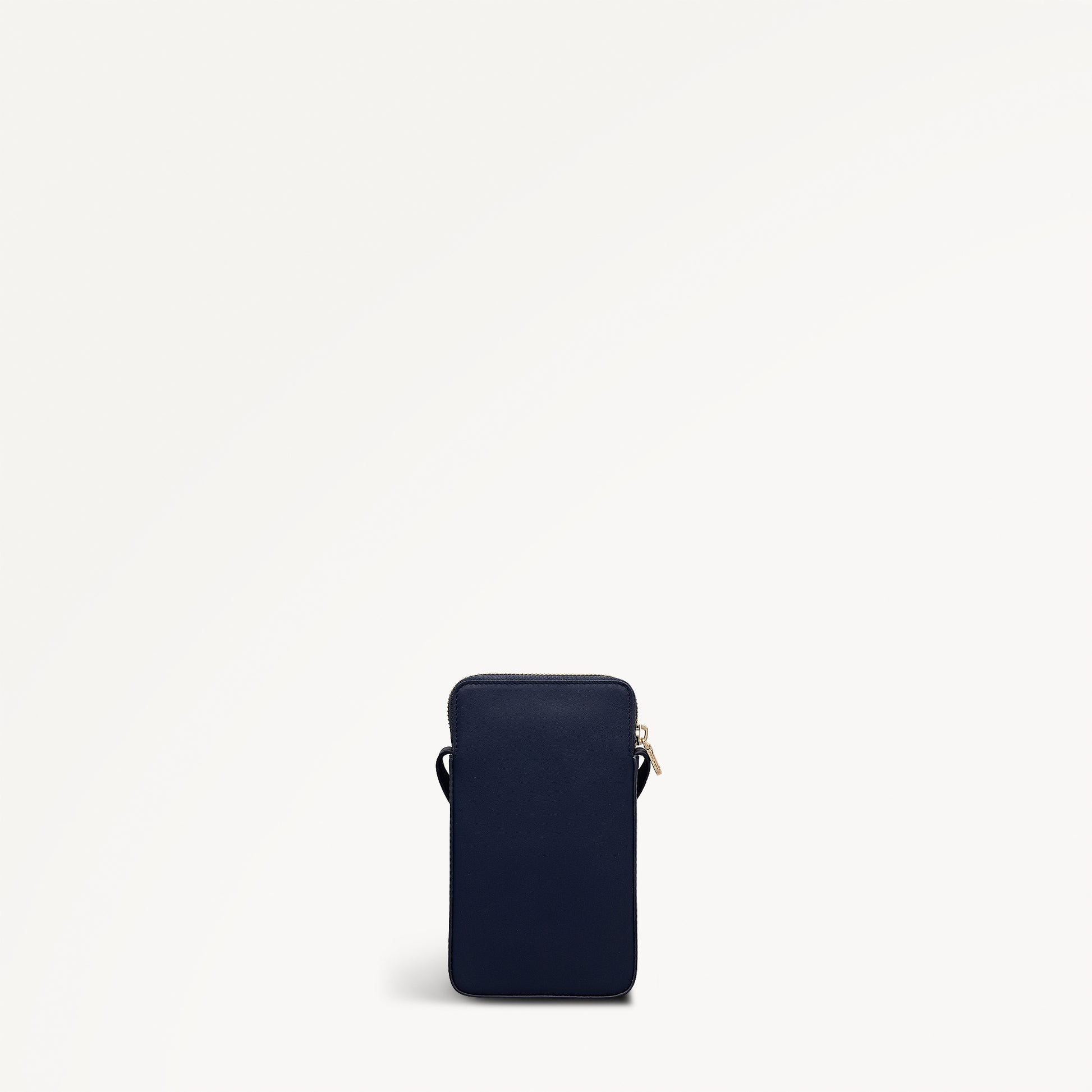 It's Written In The Snowflakes Leather Medium Phone Cross Body Bag in Dark Blue - 112769