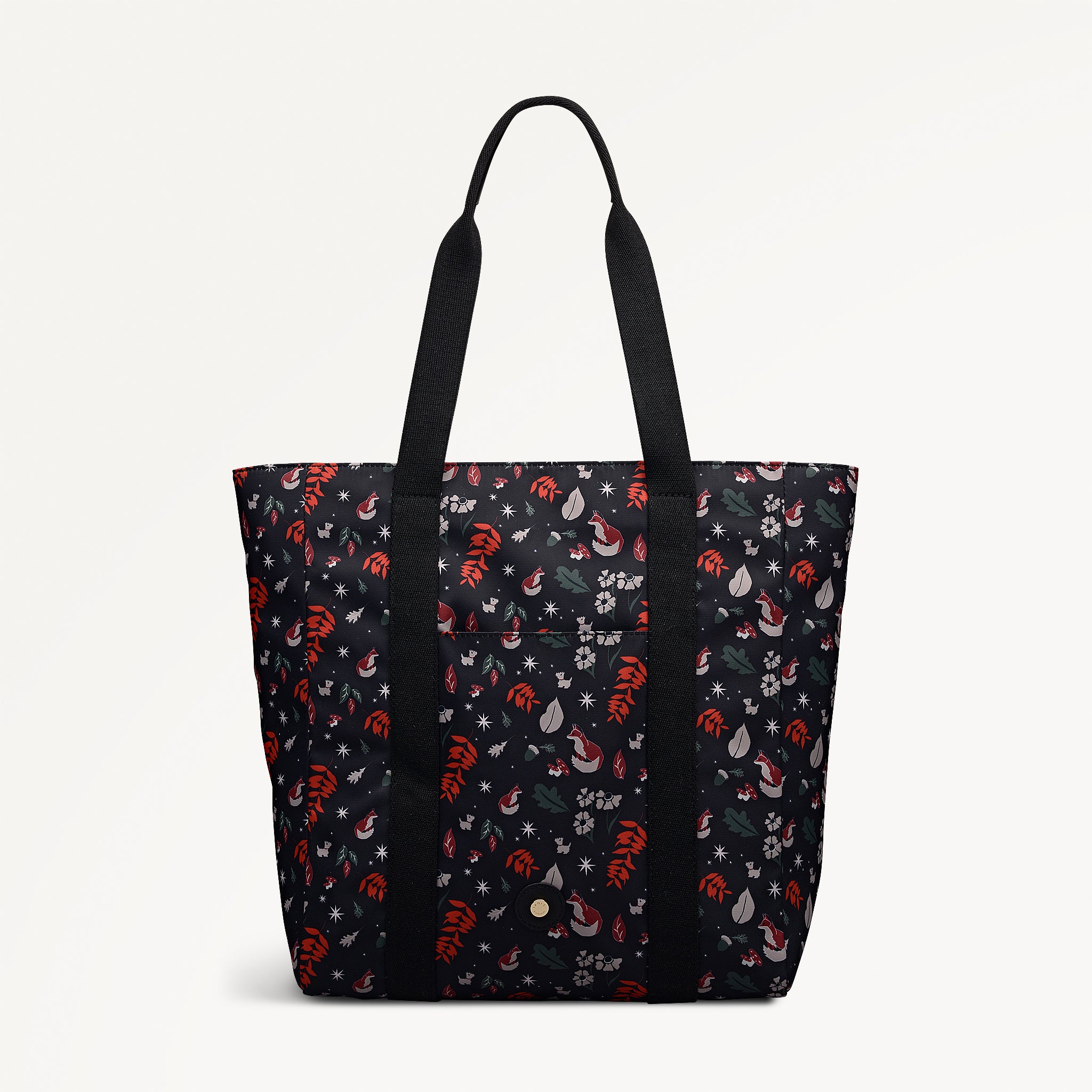 Holly Avenue Fox - Responsible Medium Ziptop Tote Bag - OHE23109