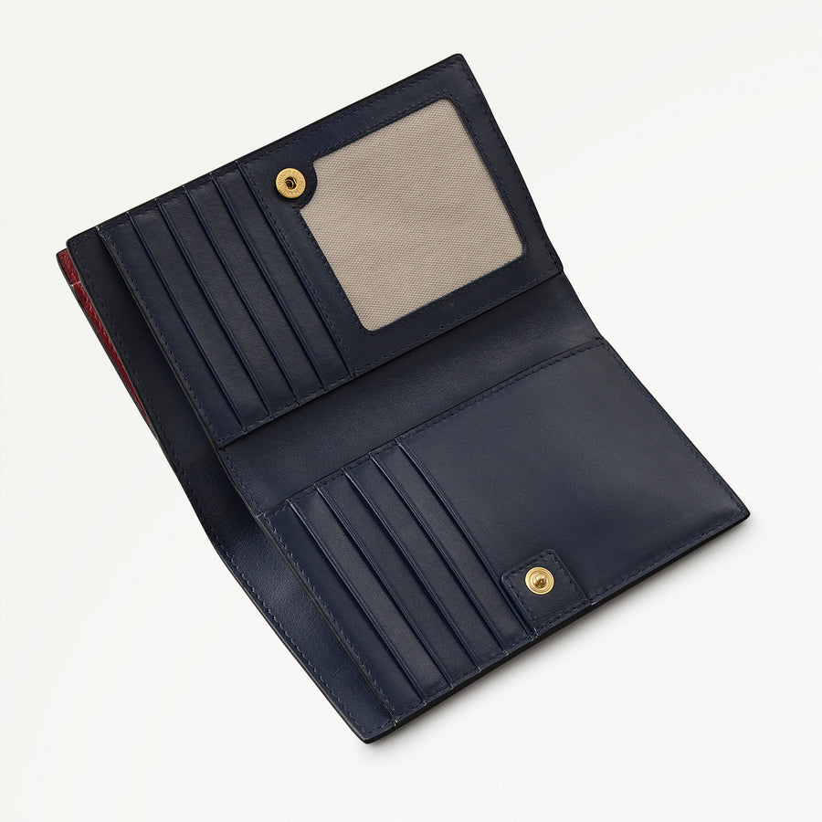 Heritage Radley - Protect Leather Medium Bifold Wallet in Carmine - 112775