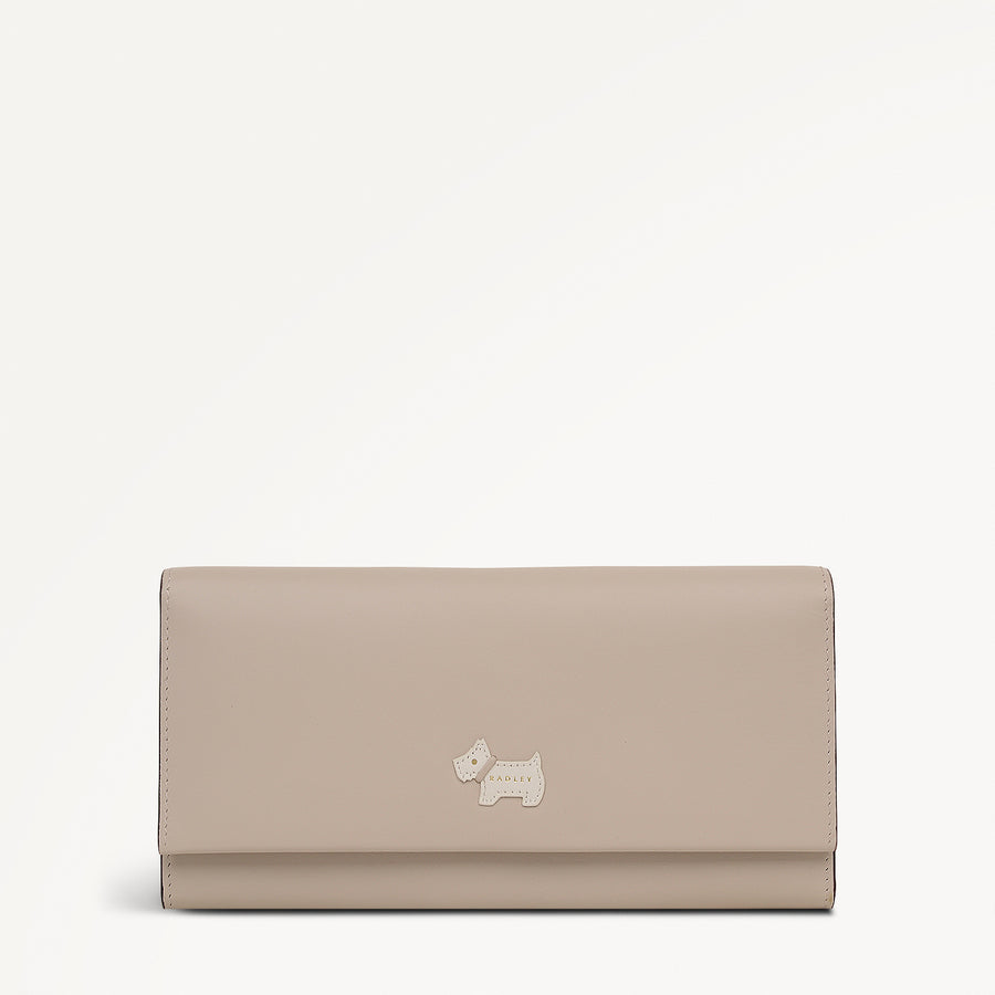 Heritage Radley - Protect Leather Large Flapover Wallet in Porcini - 112778