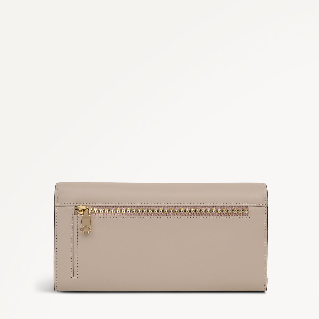 Heritage Radley - Protect Leather Large Flapover Wallet in Porcini - 112778