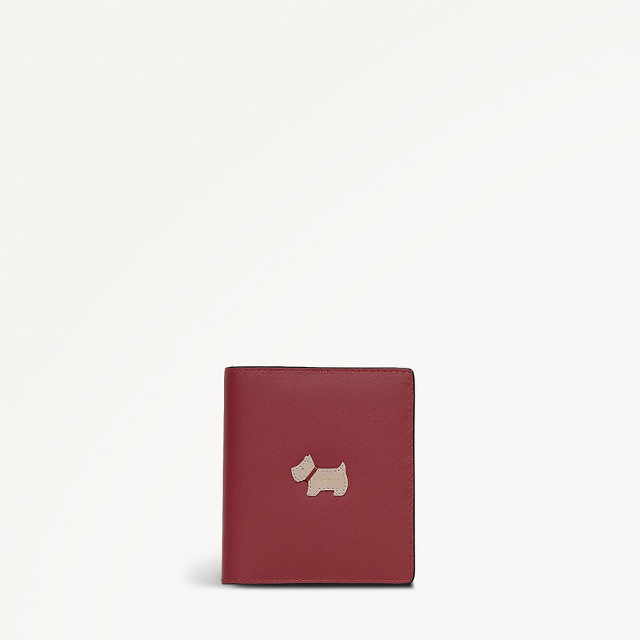 Heritage Radley - Protect Leather Small Bifold Card Holder in Carmine - 112779