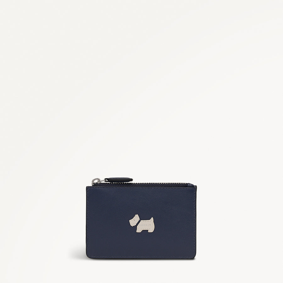 Heritage Radley - Protect Leather Small Ziptop Coin Purse in Ink - 112781