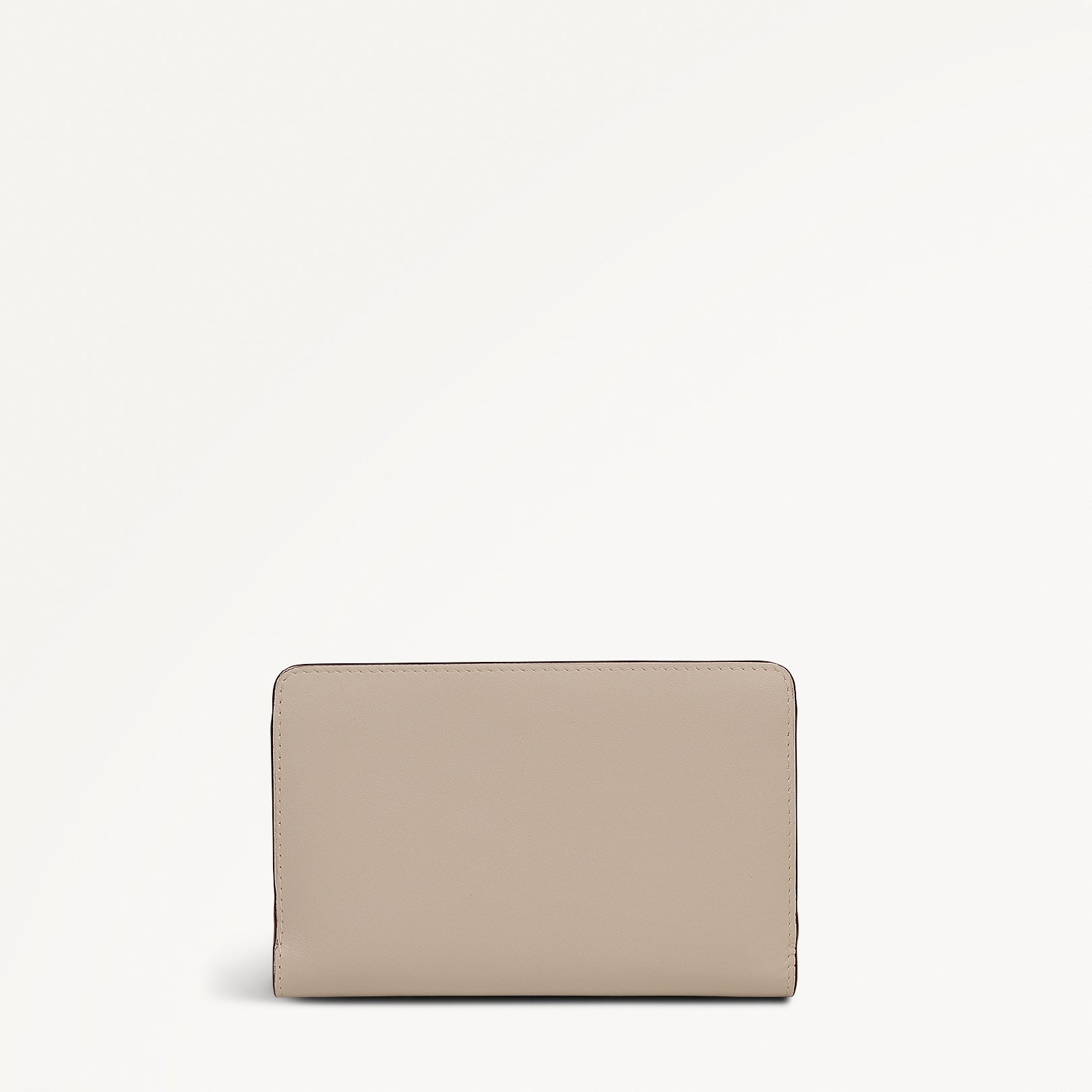 Magic Carousel Leather Medium Bifold Wallet in Porcini - 112788