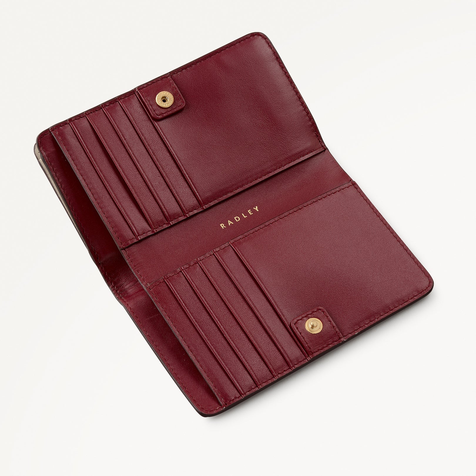Magic Carousel Leather Medium Bifold Wallet in Porcini - 112788
