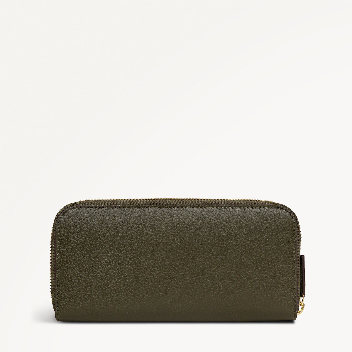 Mushroom Mate Leather Large Zip Around Wallet in Pine Needle - 112792