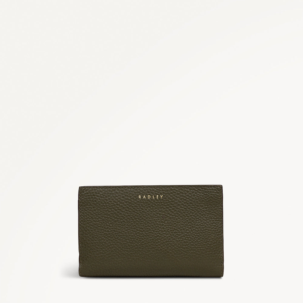 Mushroom Mate Leather Medium Bifold Wallet in Pine Needle - 112793