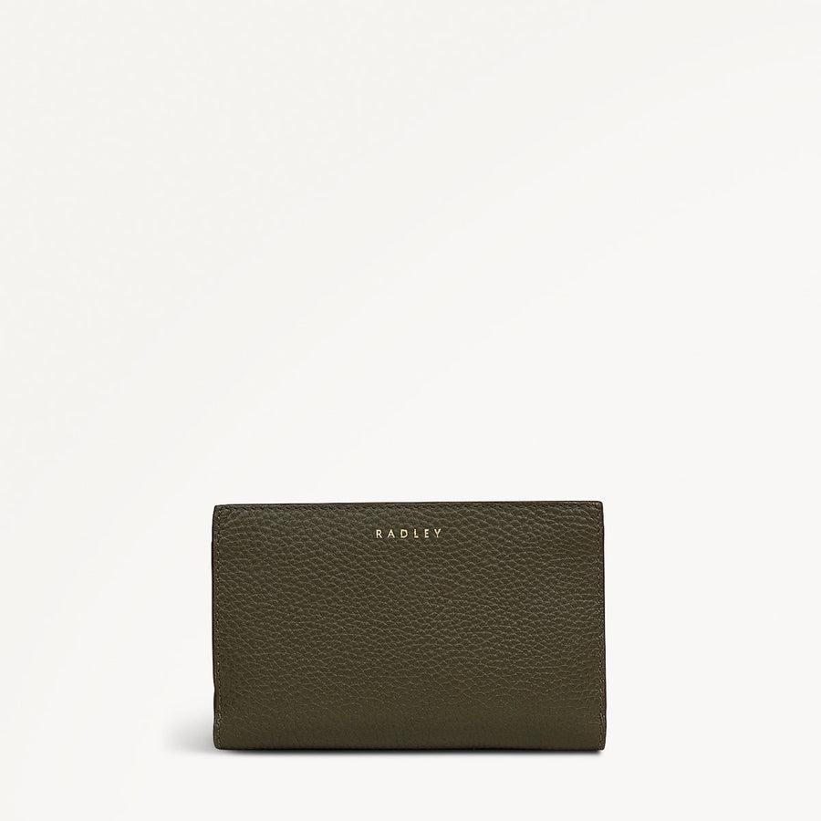 Mushroom Mate Leather Medium Bifold Wallet in Pine Needle - 112793