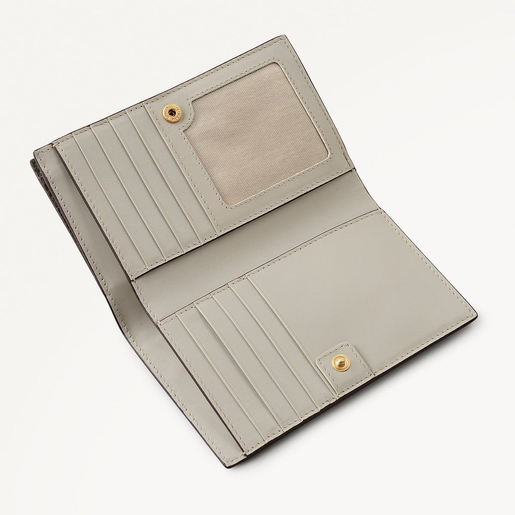 Mushroom Mate Leather Medium Bifold Wallet in Pine Needle - 112793