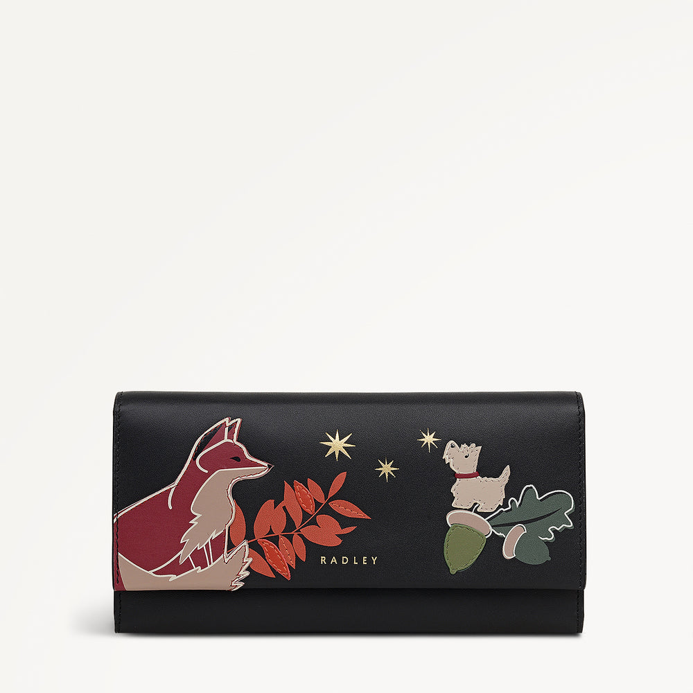 Fleeting Fox Large Flapover Wallet - OSE17210