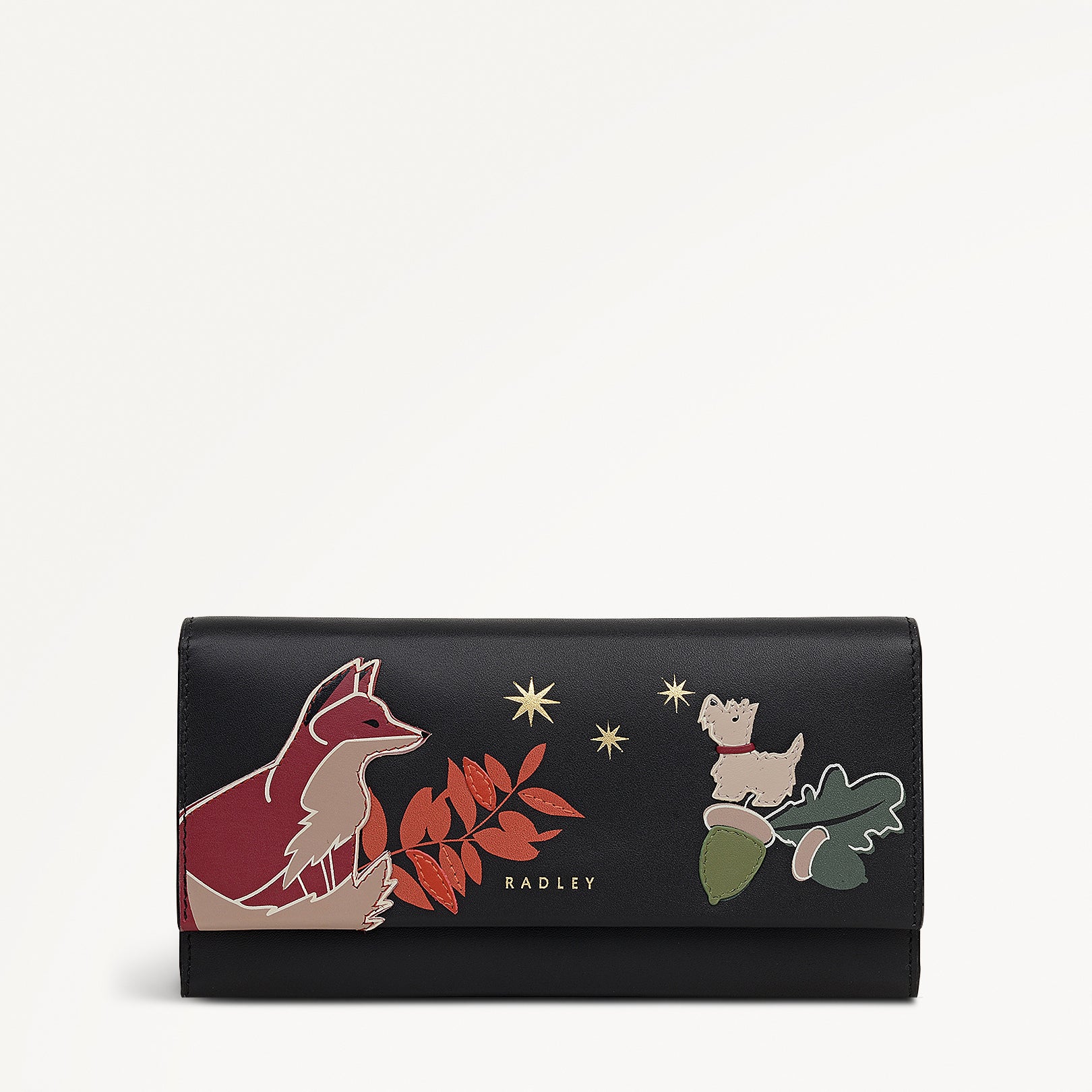 Fleeting Fox Large Flapover Wallet - OSE17210