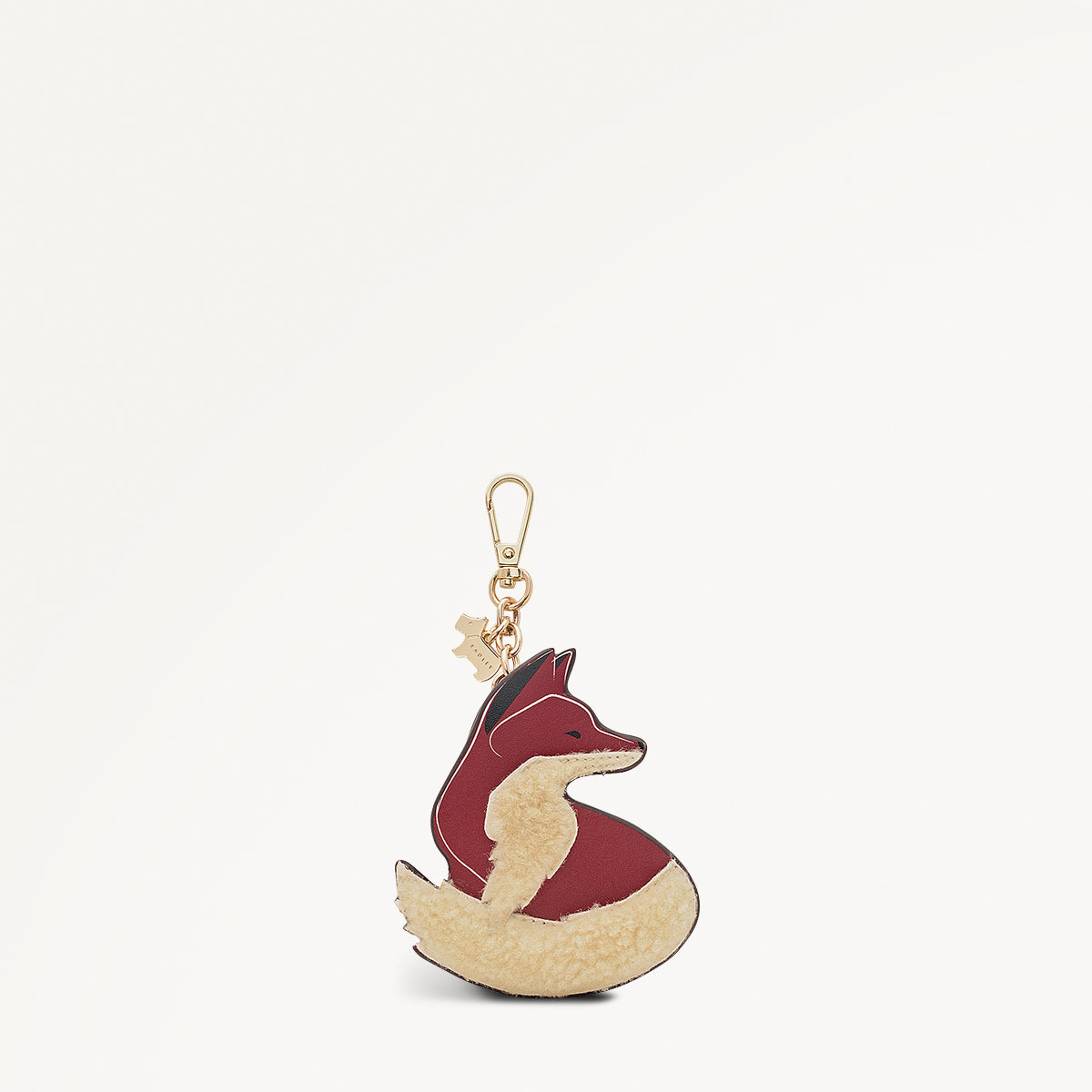 Fleeting Fox Leather Small Coin Purse in Carmine - 112799