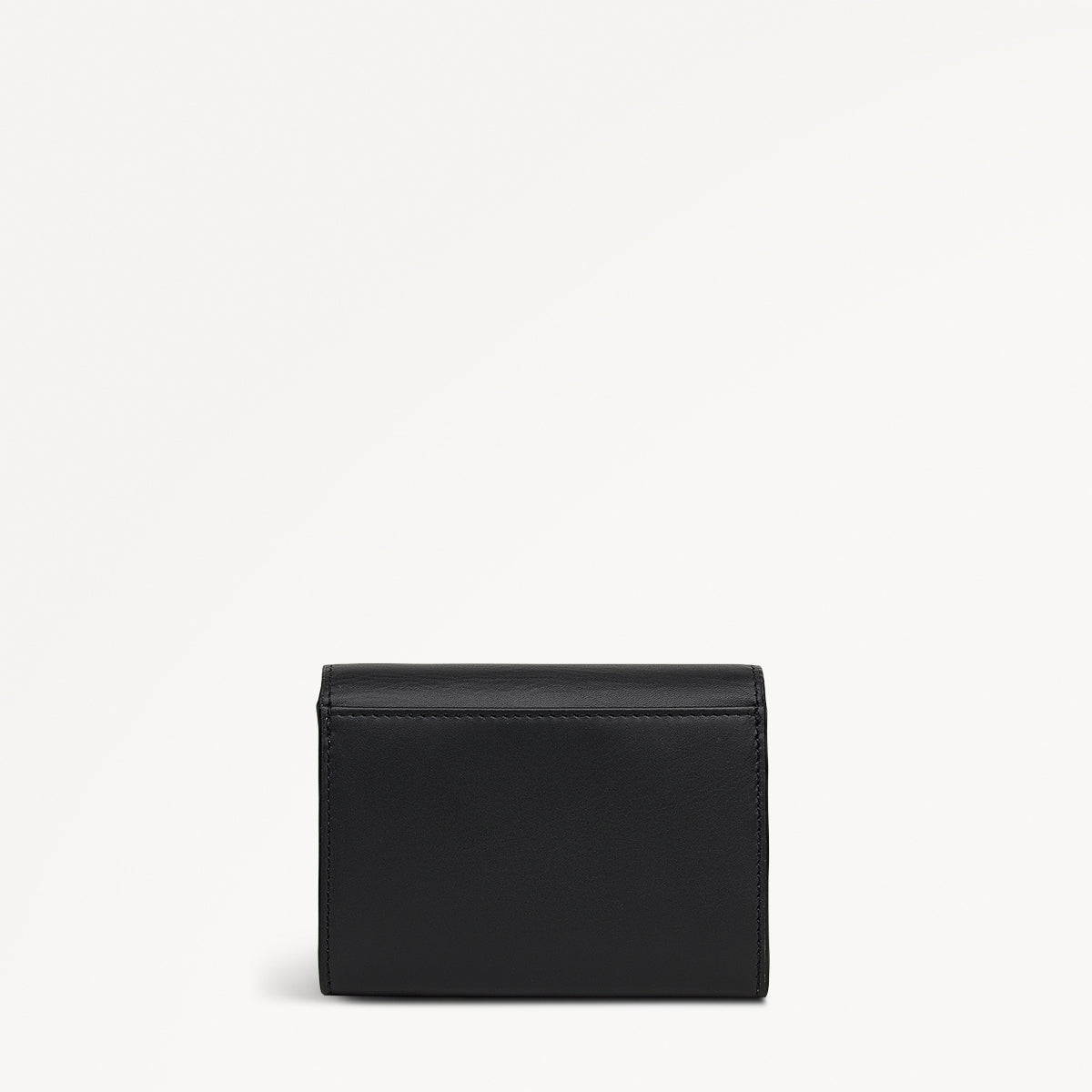 Liverpool Gardens Leather Medium Flapover Wallet in Black - 112802