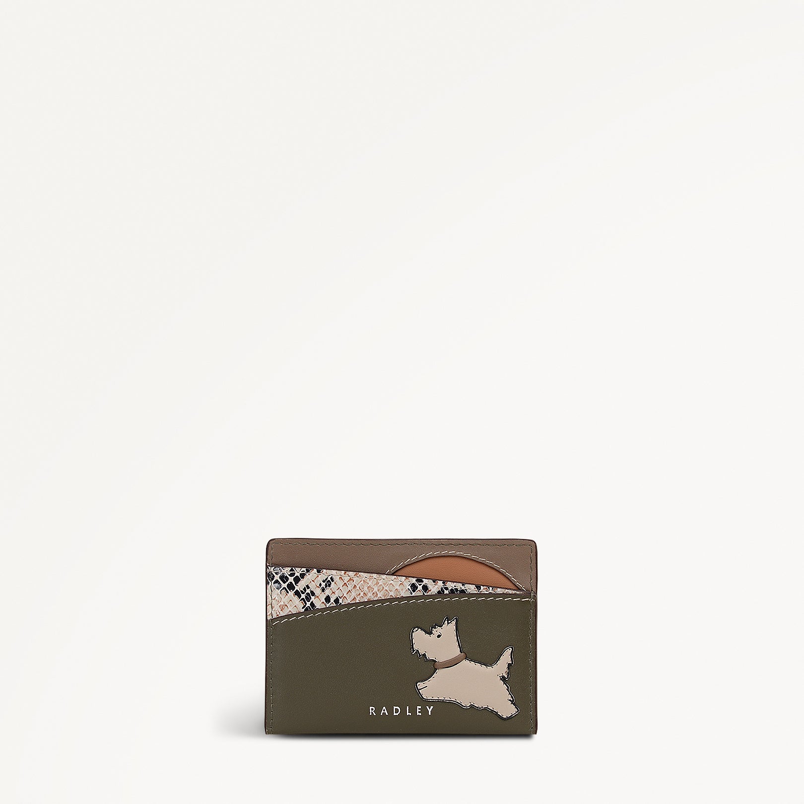 Over The Hills Small Card Holder in Coffee - 112816