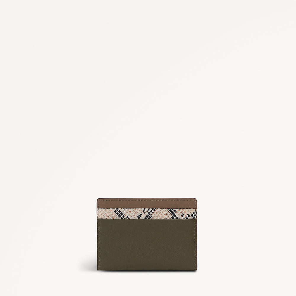 Over The Hills Small Card Holder in Coffee - 112816
