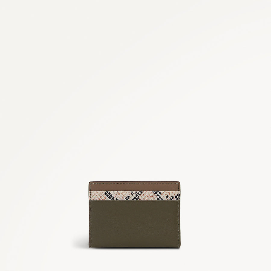 Over The Hills Small Card Holder in Coffee - 112816