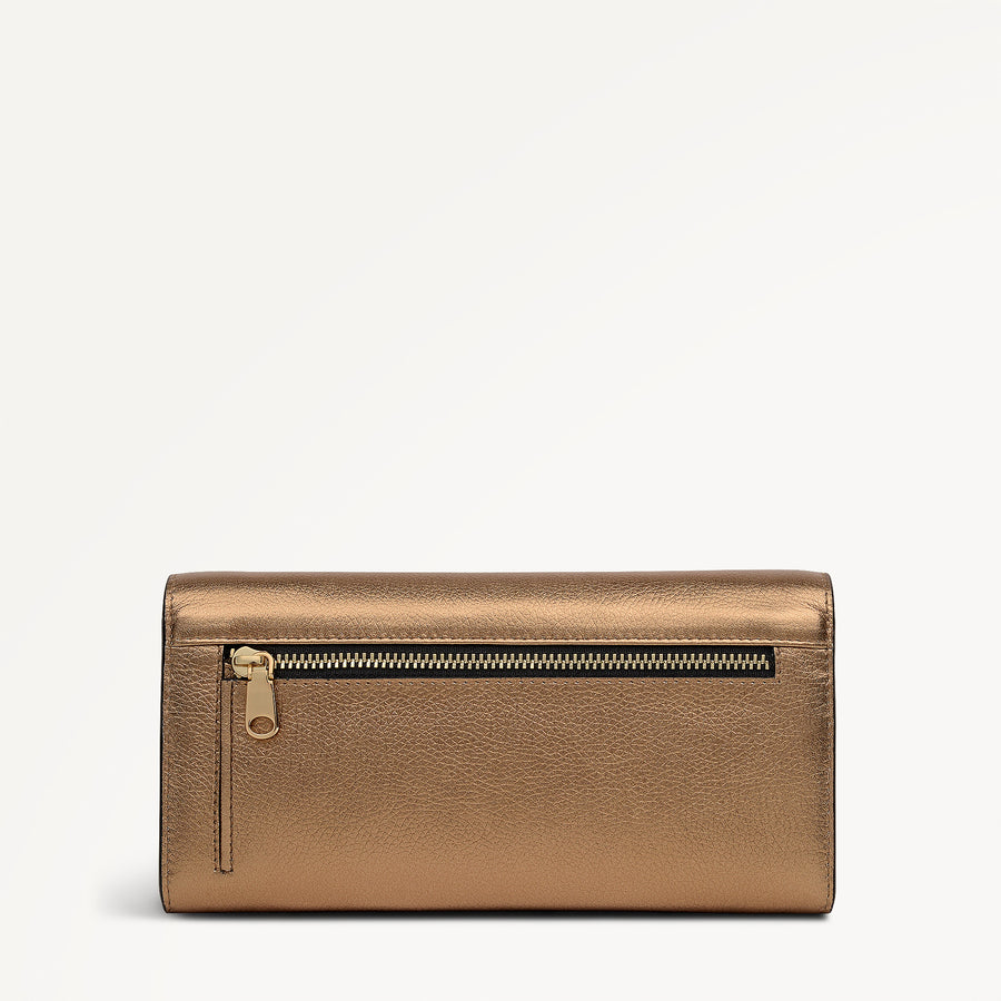 Heritage Radley - Protect Large Flapover Wallet in Olive Gold - 112822