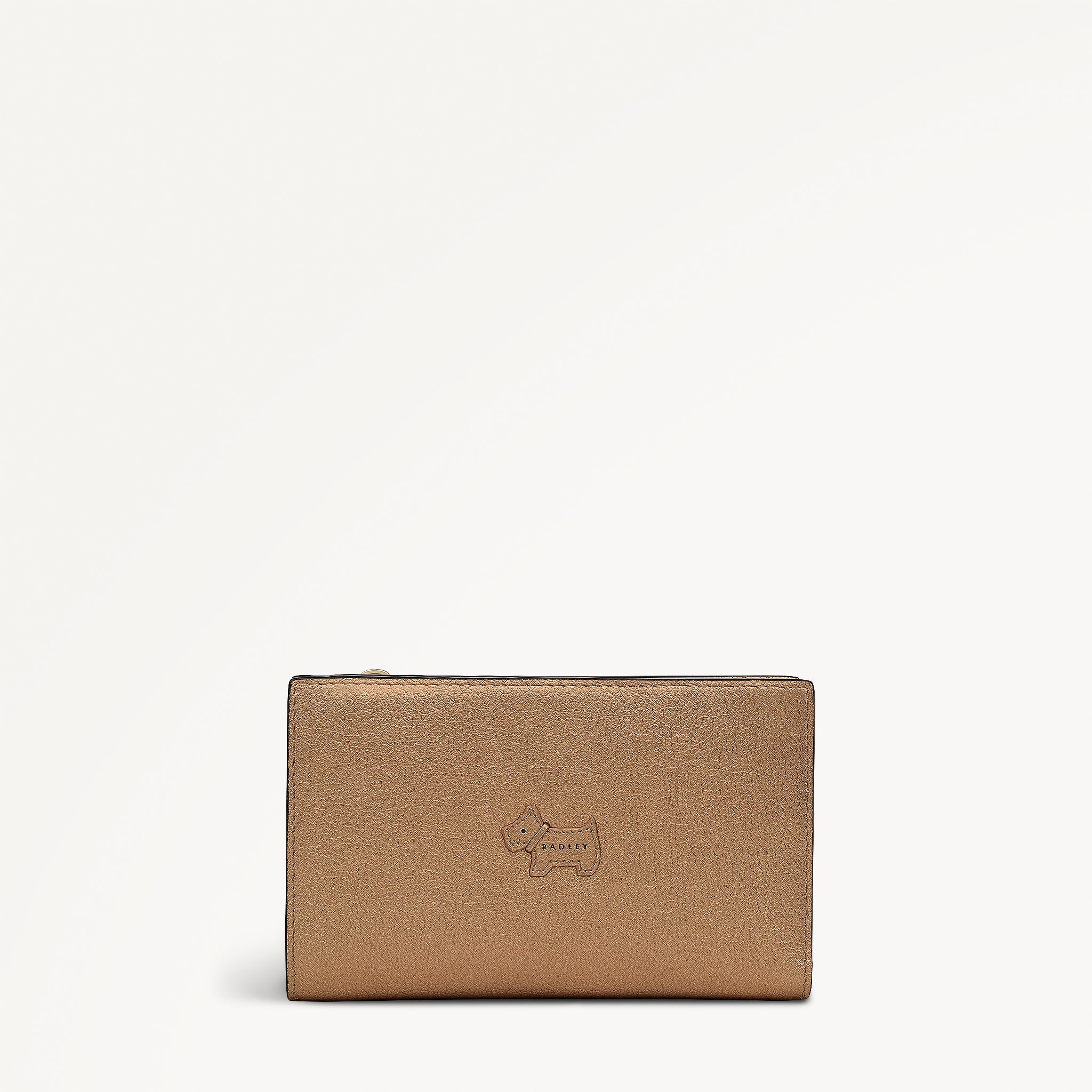 Heritage Radley - Protect Leather Medium Bifold Wallet in Olive Gold - 112824