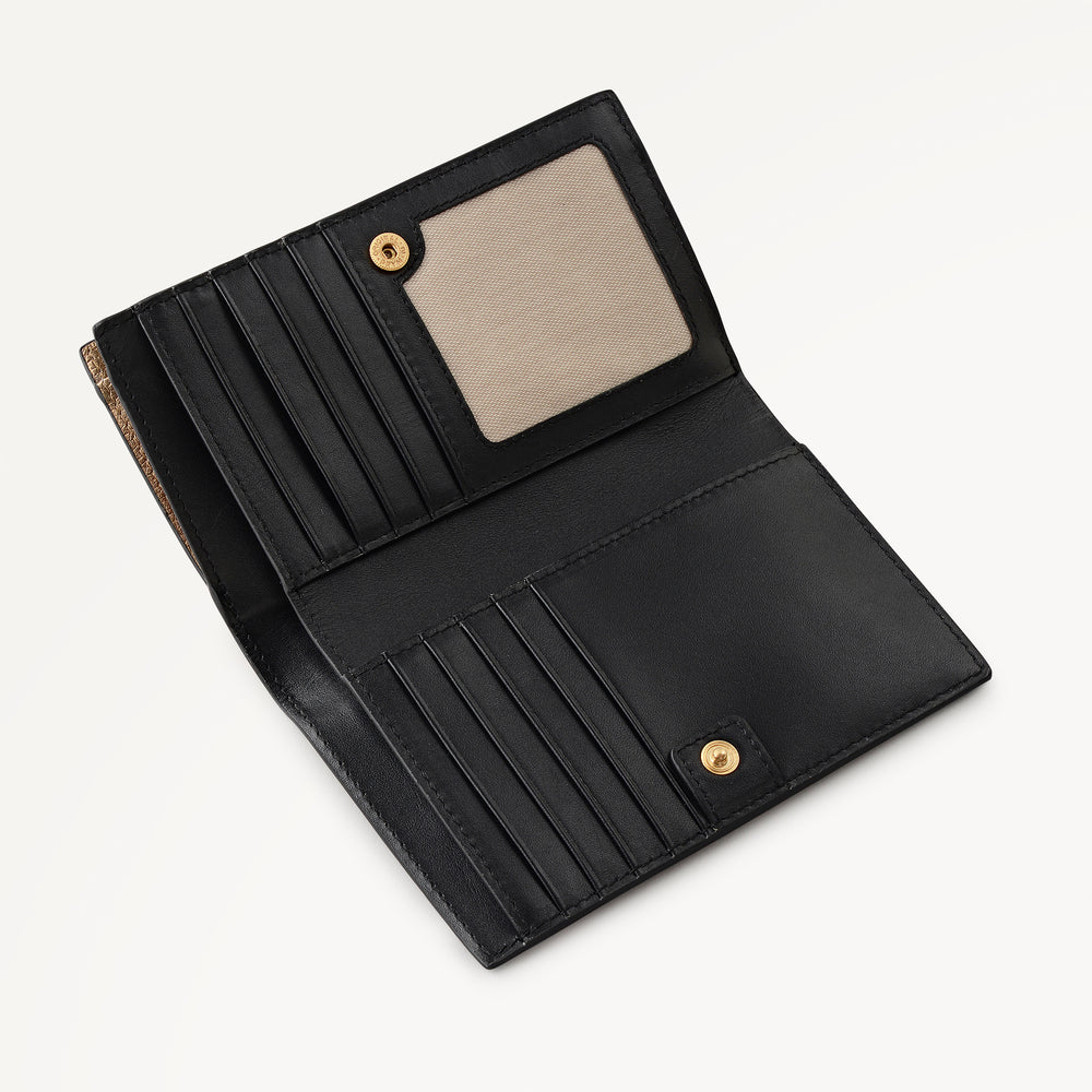 Heritage Radley - Protect Leather Medium Bifold Wallet in Olive Gold - 112824