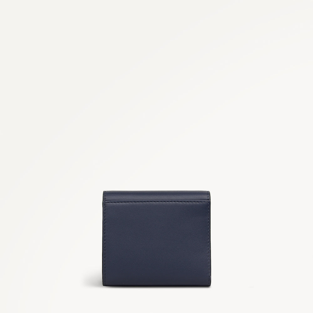 Acorntopia Leather Small Trifold Wallet in Ink - 112847