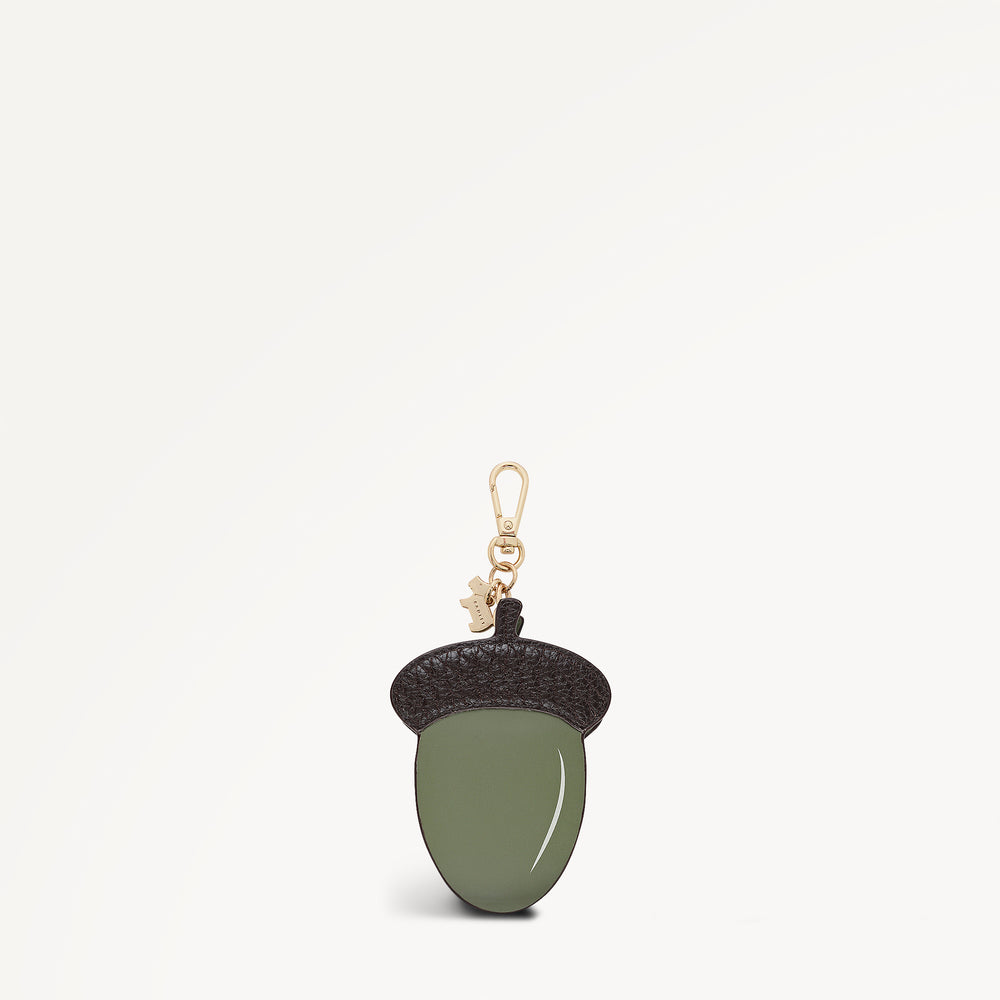 Acorntopia Leather Small Ziptop Coin Purse in Hunter Green - 112848