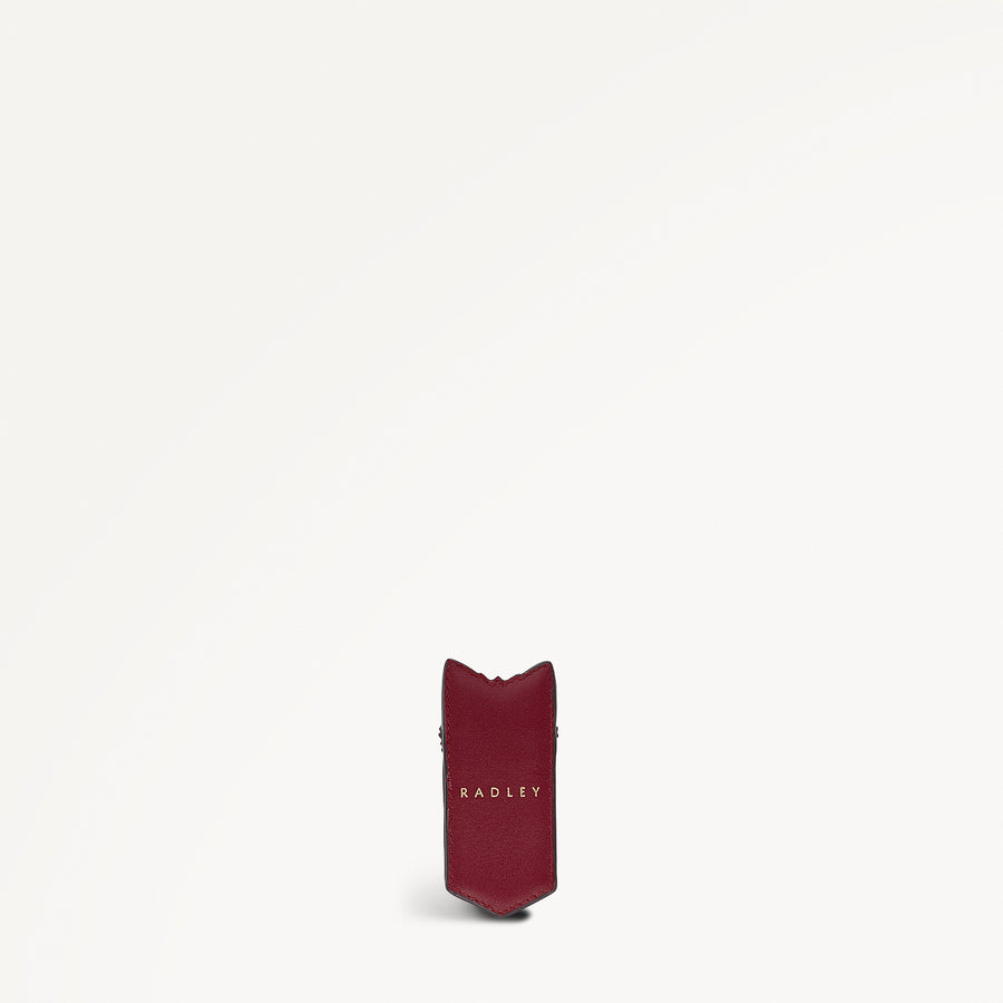 Fleeting Fox Leather Bookmark Boxed Carmine - 112859