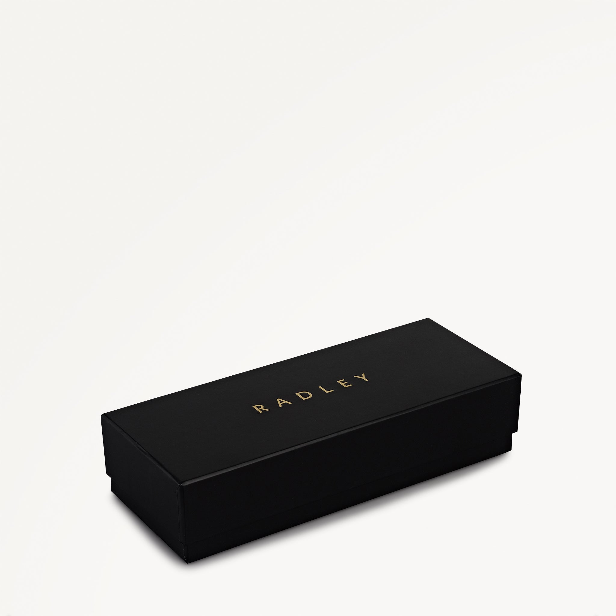 Halcomb Place Leather Small Boxed Pencil Case in Black - 112867