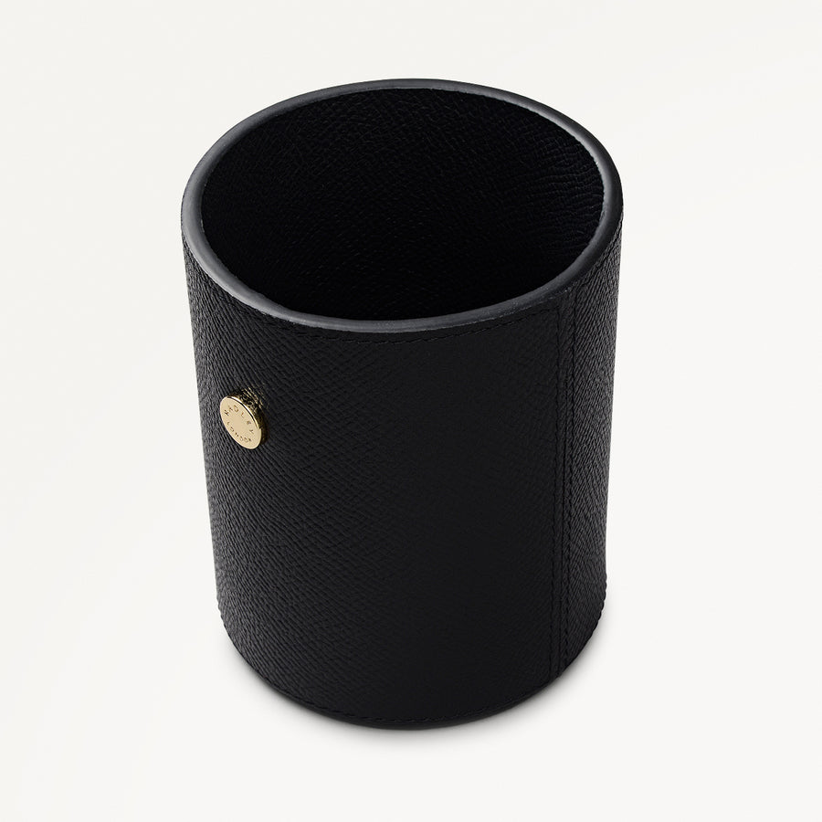 Halcomb Place Leather Pen Holder in Black - 112869