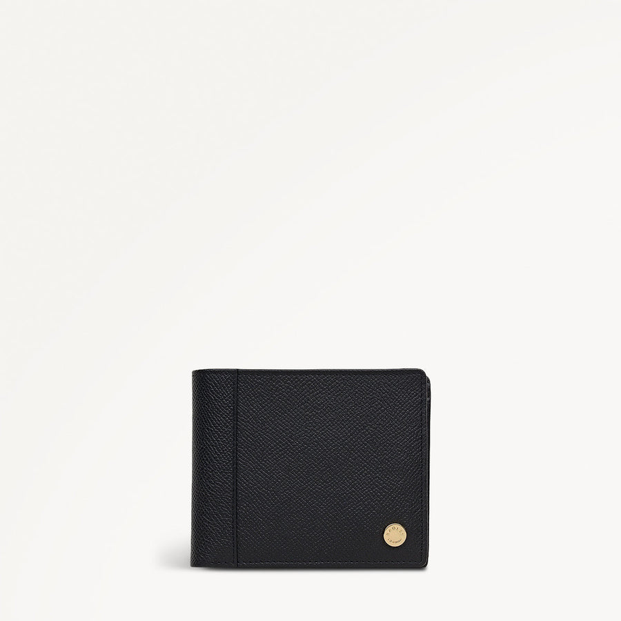 Halcomb Place Leather Medium Boxed Wallet in Black - 112872