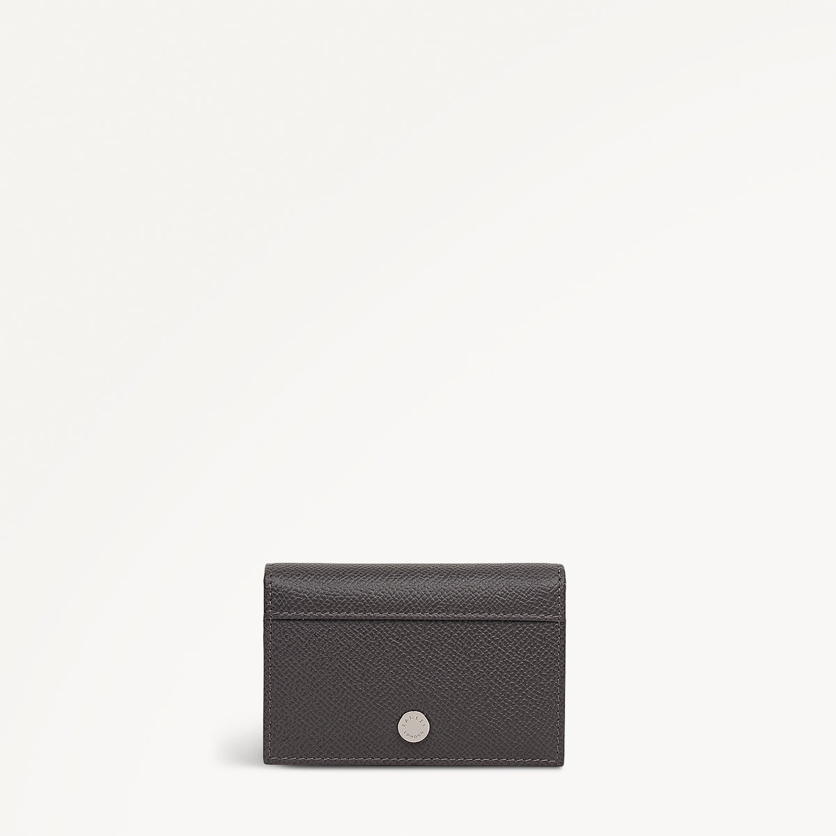 Halcomb Place Leather Medium Boxed Card Holder in Charcoal - 112875