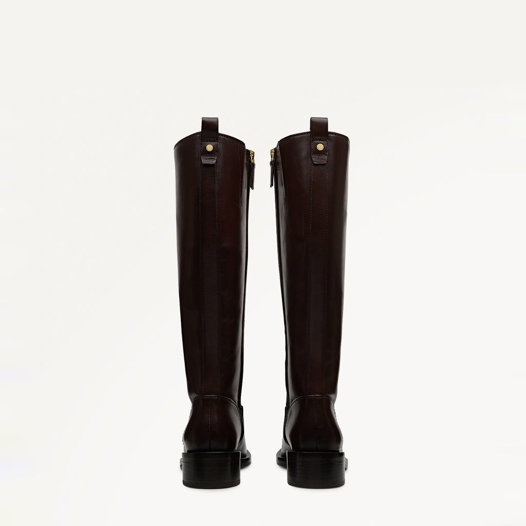 Hanbury Row Long Riding Boot Chocolate - 112876