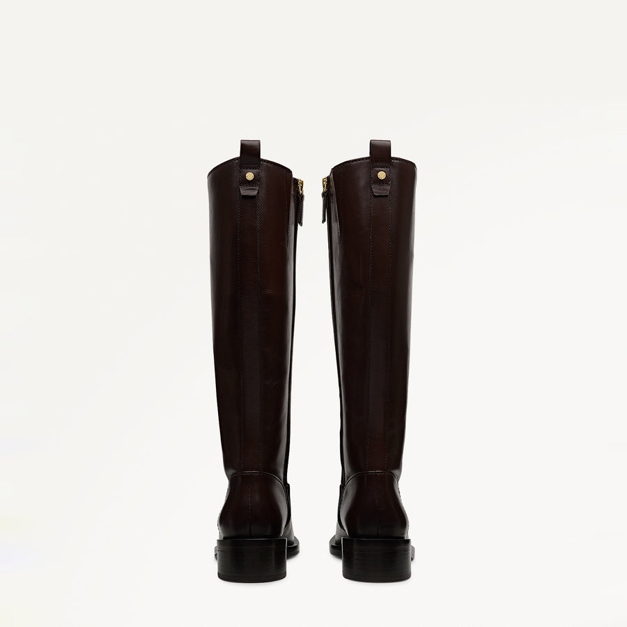Hanbury Row Long Riding Boot Chocolate - 112876