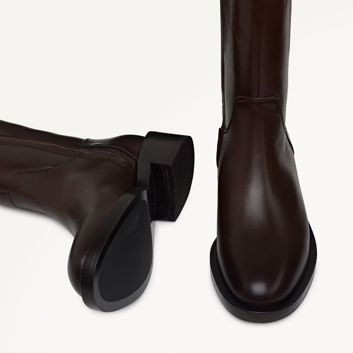 Hanbury Row Long Riding Boot Chocolate - 112876