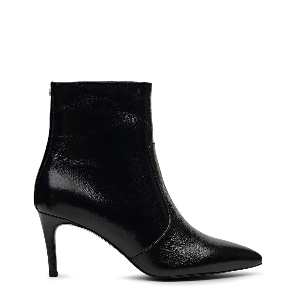 Duchess Close Stiletto Point Bootie Black - 112890