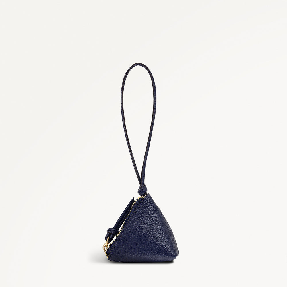 Triangle Street Small Bag Charm in Evenfall - 112896