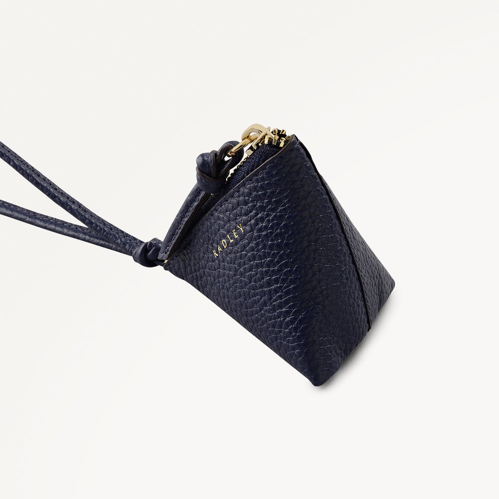Triangle Street Small Bag Charm in Evenfall - 112896