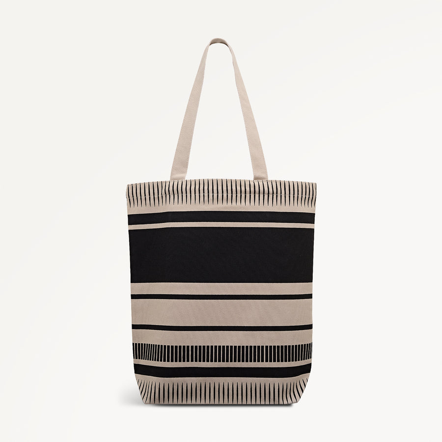 Radley Stripe Large Open Top Tote Black - 112910