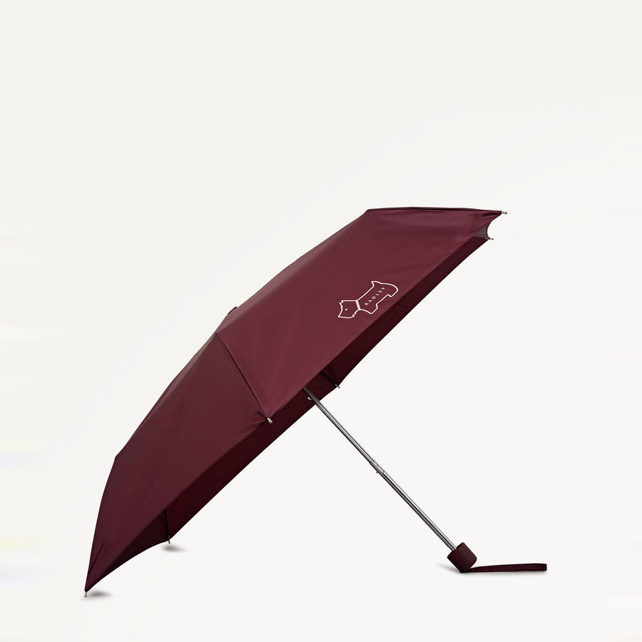 Radley Cookie Cutter Responsible Handbag Umbrella Dark Cherry - 112912