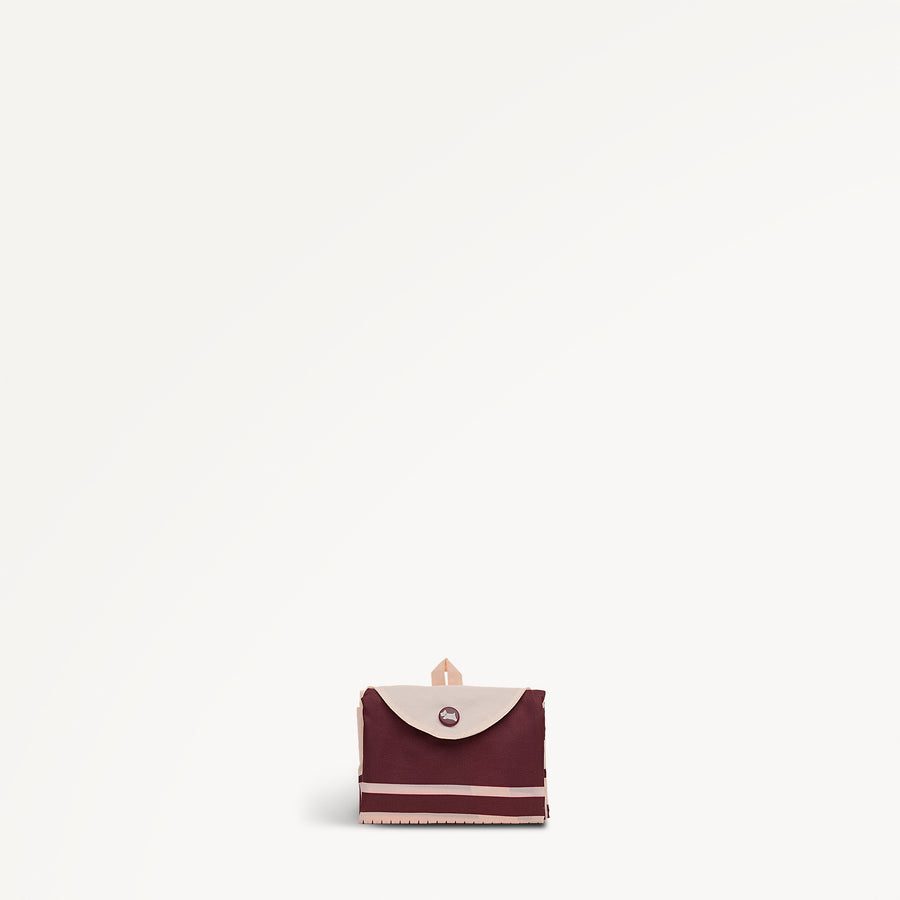 Radley Stripe Responsible Foldaway Dark Cherry - 112917