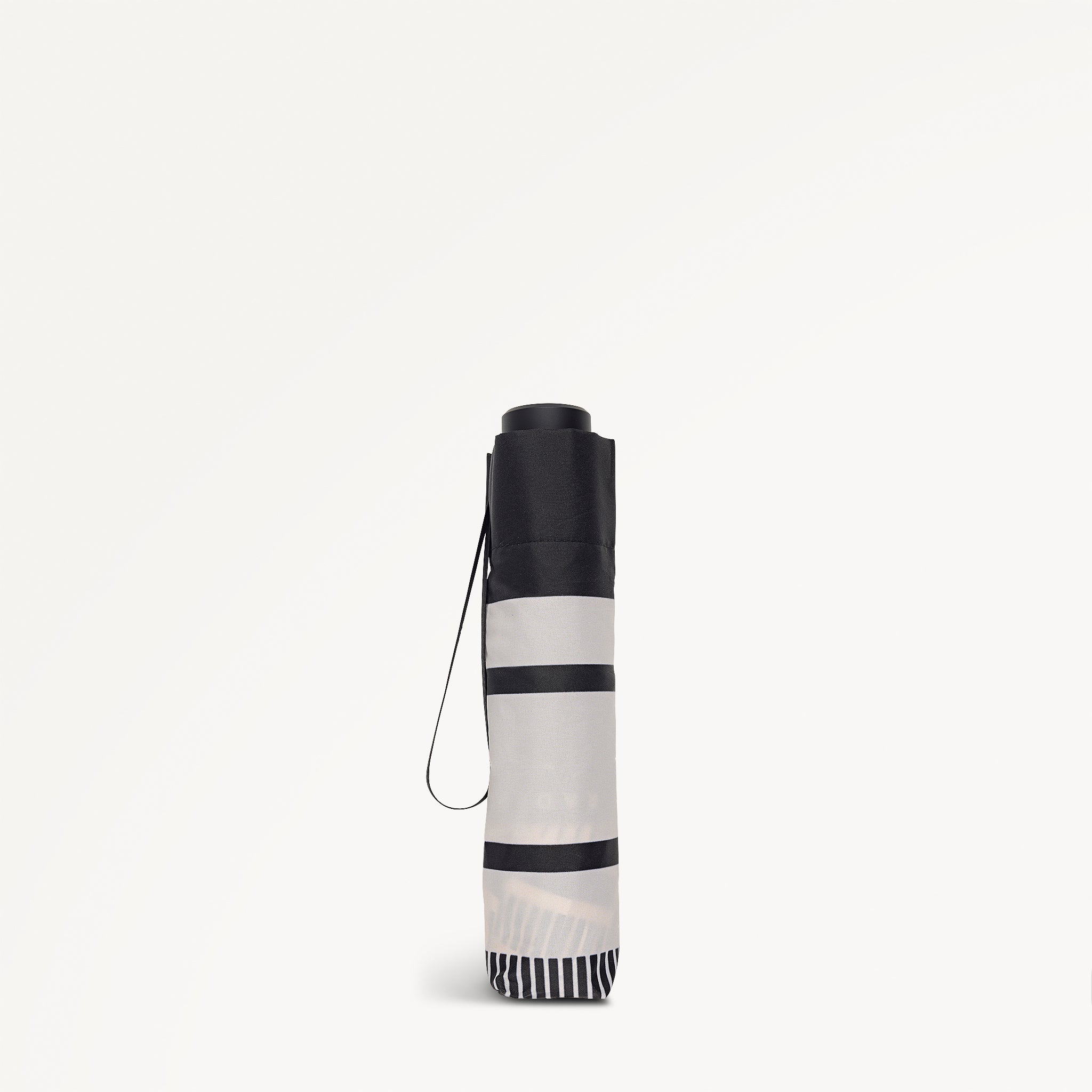 Radley Stripe Responsible Handbag Umbrella Black - 112918