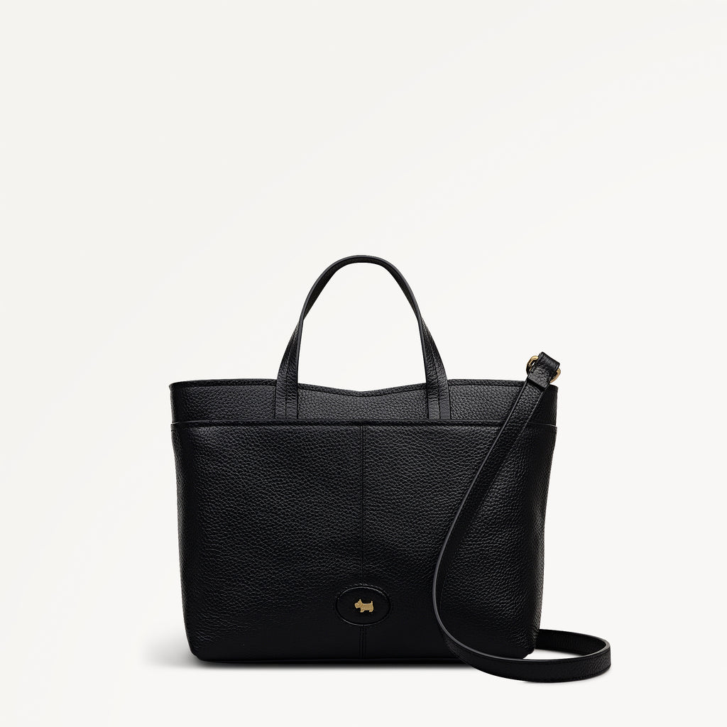 Maldon Mews Medium Ziptop Grab Black - 112920