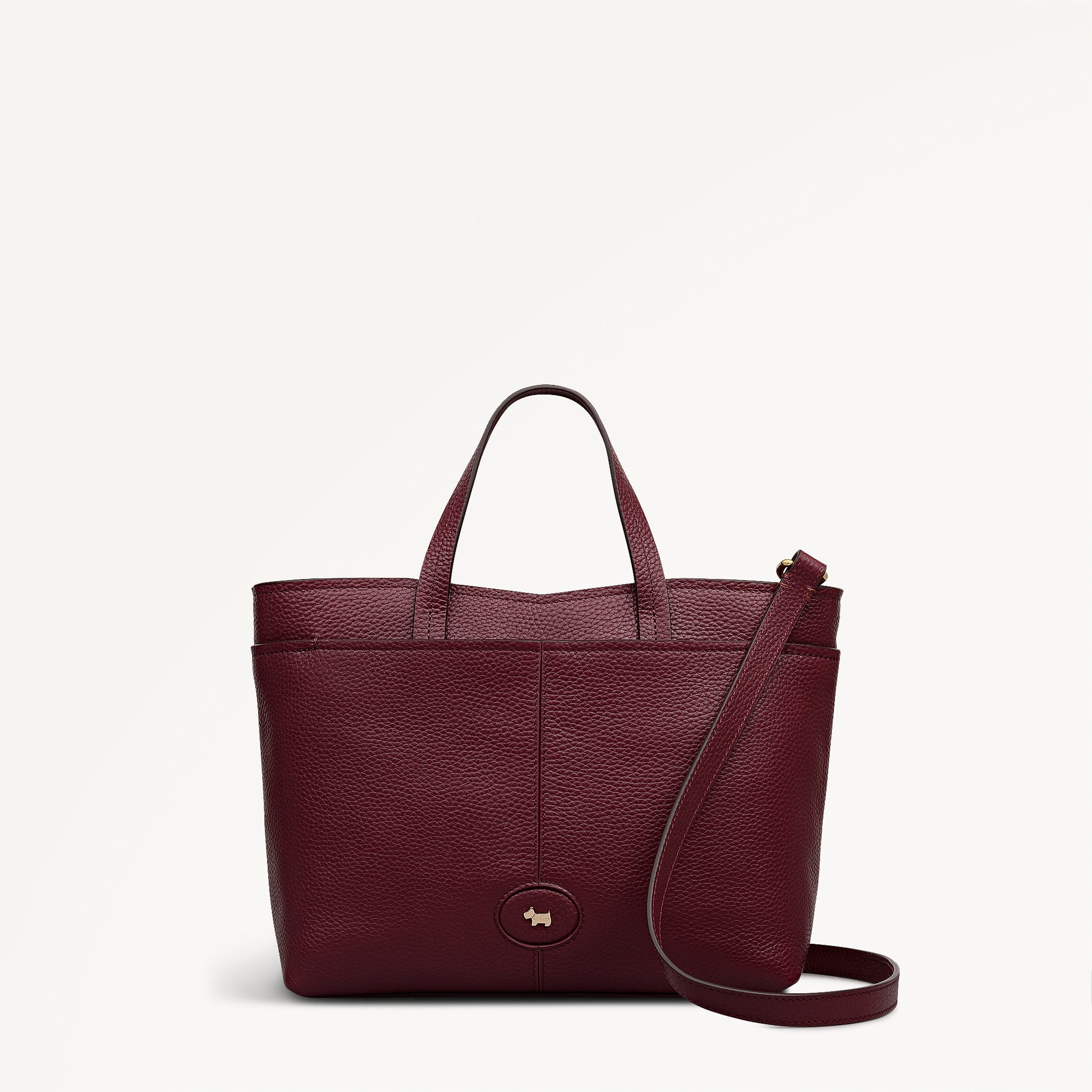 Maldon Mews Medium Ziptop Grab Dark Cherry - 112921