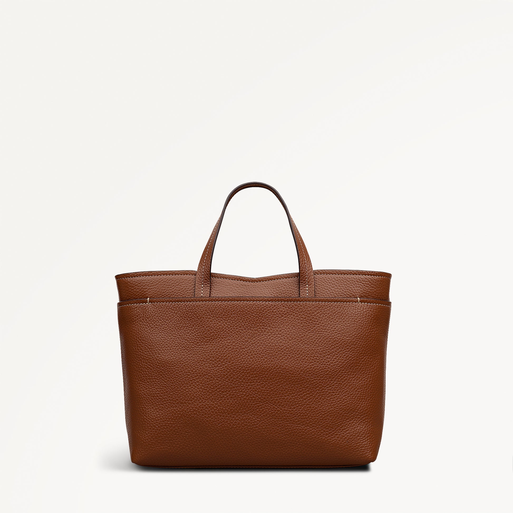 Maldon Mews Medium Ziptop Grab Cognac - 112922