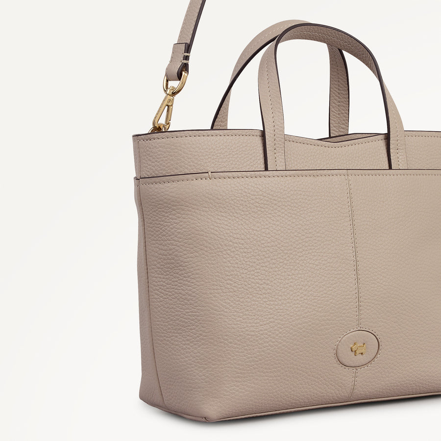 Maldon Mews Medium Ziptop Grab Porcini - 112923