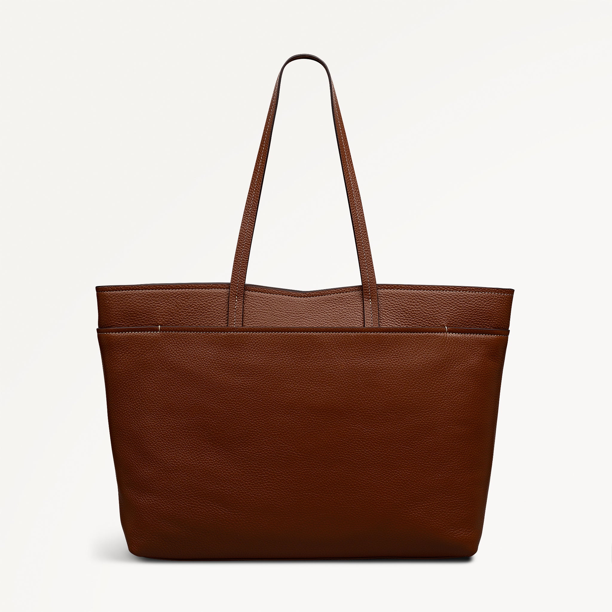 Maldon Mews Large Ziptop Tote Cognac - 112926