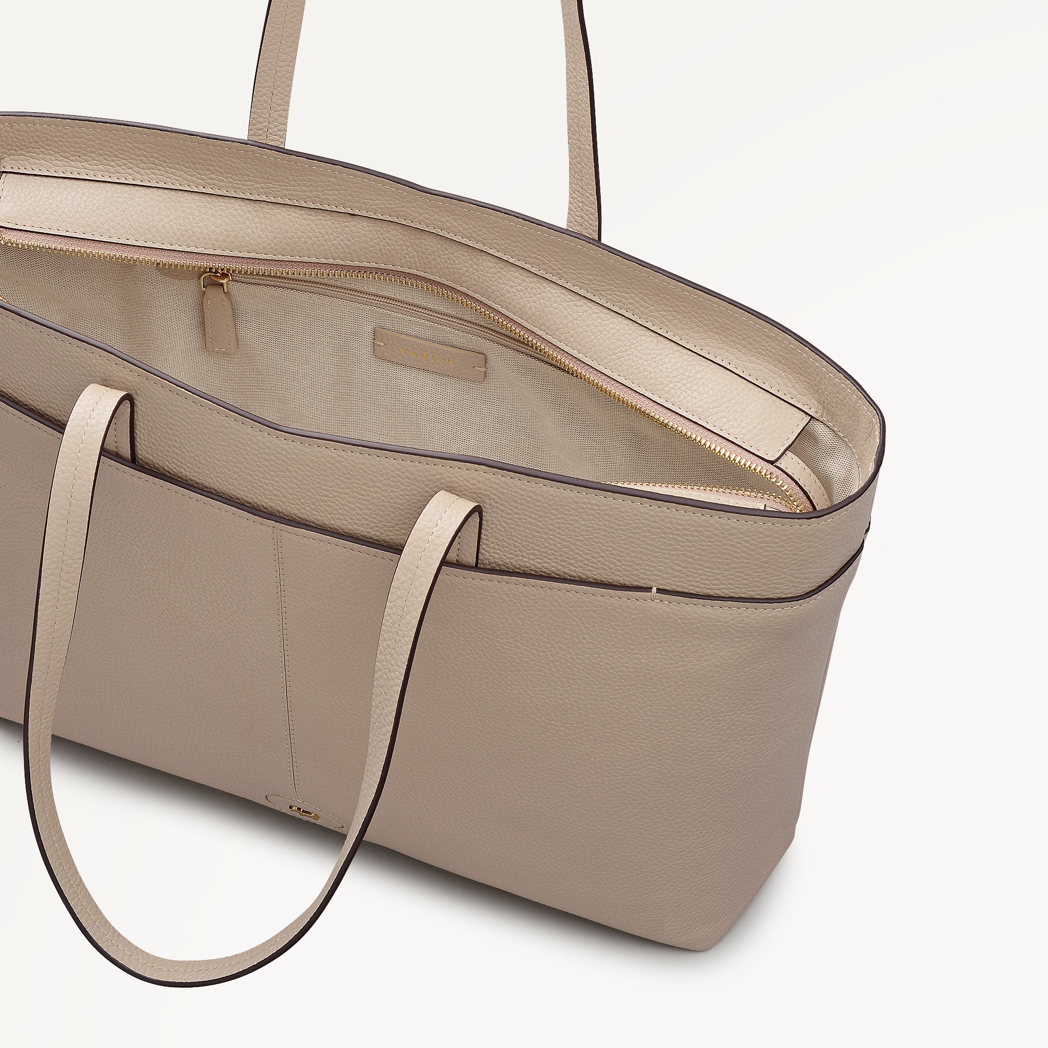 Maldon Mews Large Ziptop Tote Porcini - 112927